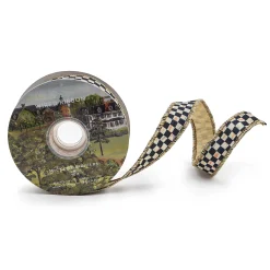 Courtly Check 1" Ribbon|MacKenzie-Childs New