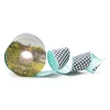 Courtly Check 2.5" Ribbon - Aqua|MacKenzie-Childs Outlet