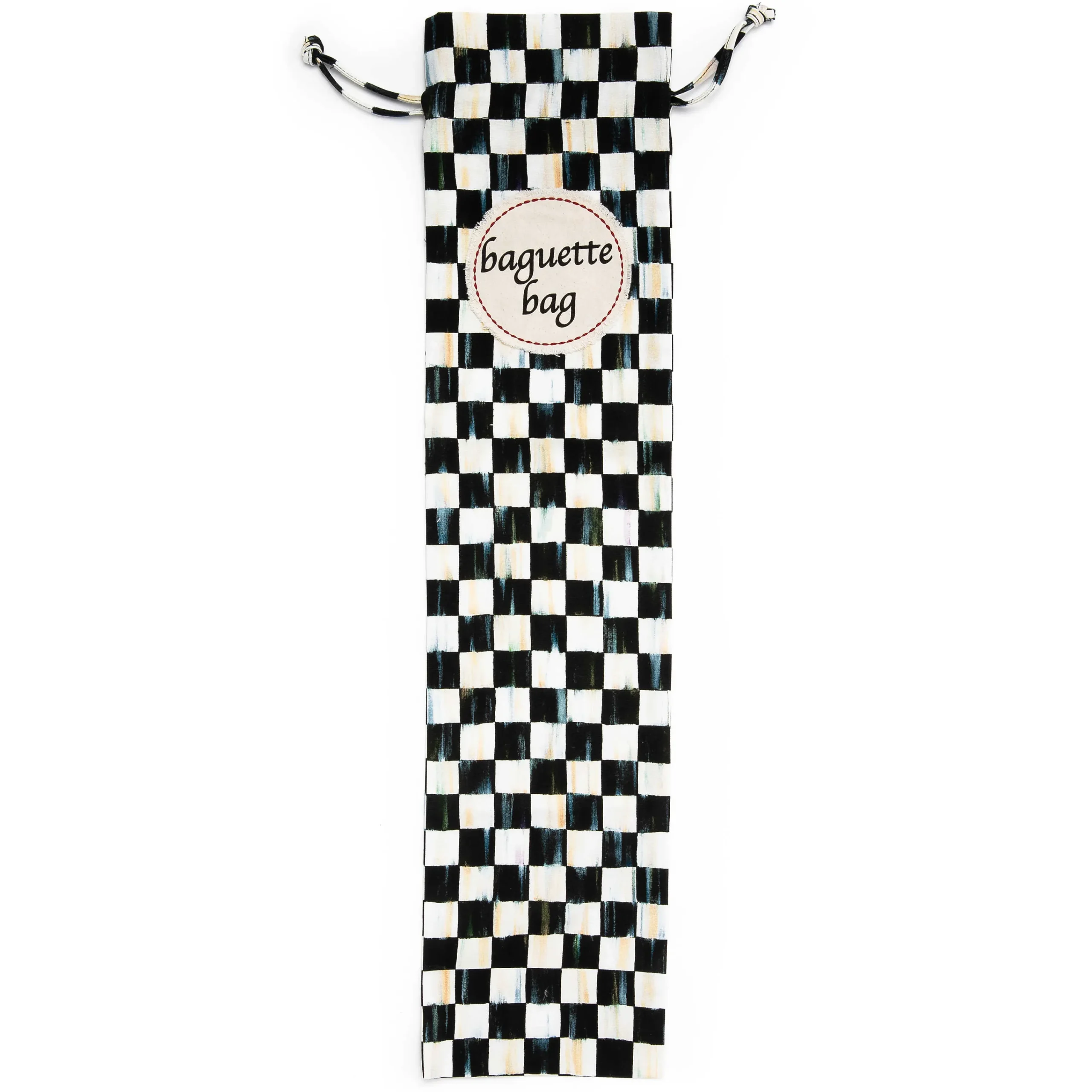 Courtly Check Baguette Bag|MacKenzie-Childs Clearance