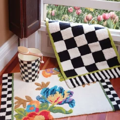 Courtly Check Bath Rug - Standard|MacKenzie-Childs Discount