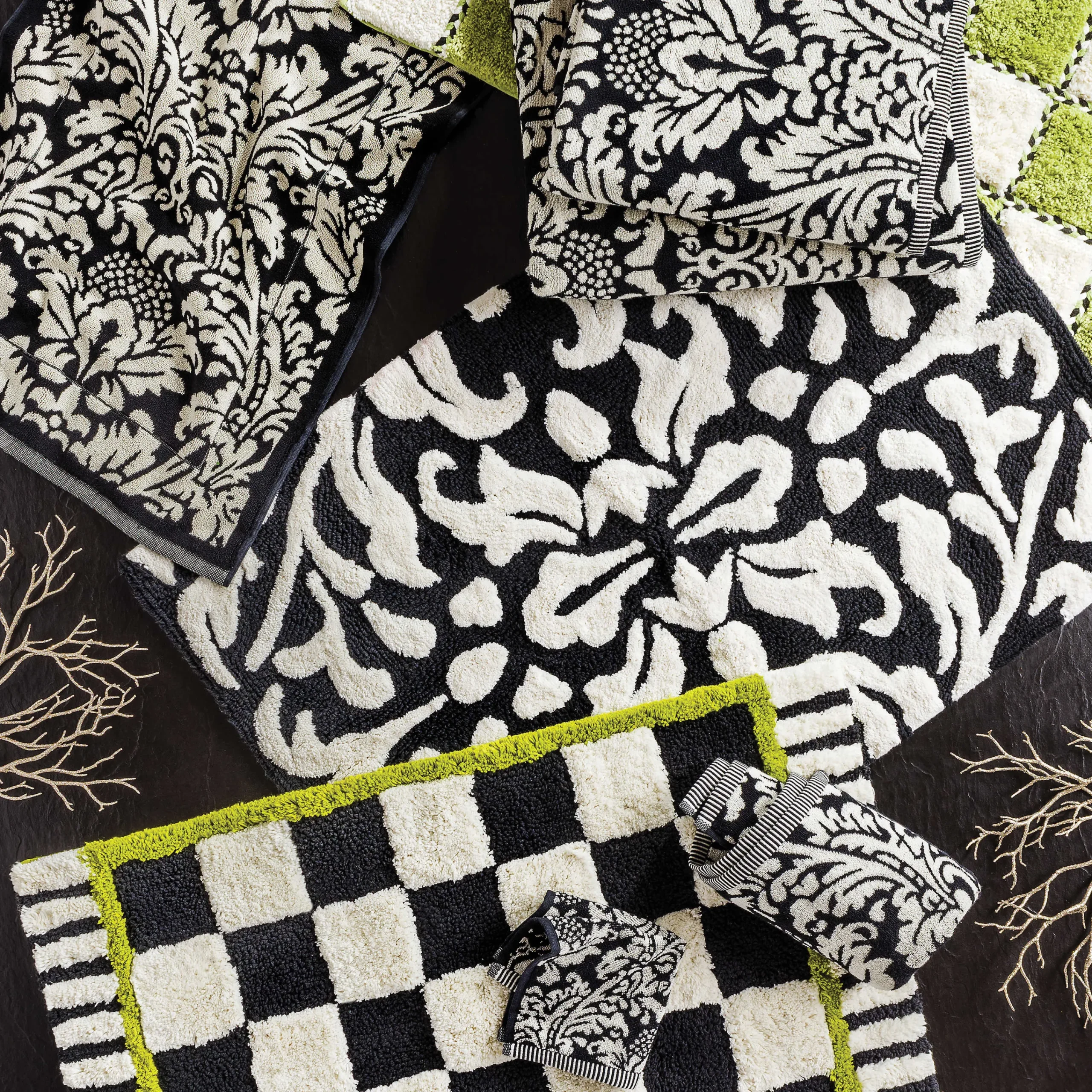 Courtly Check Bath Rug - Standard|MacKenzie-Childs Discount