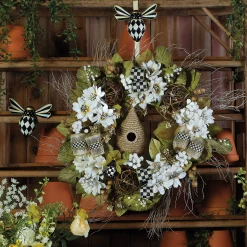 Courtly Check Bee Wall Decor|MacKenzie-Childs Online
