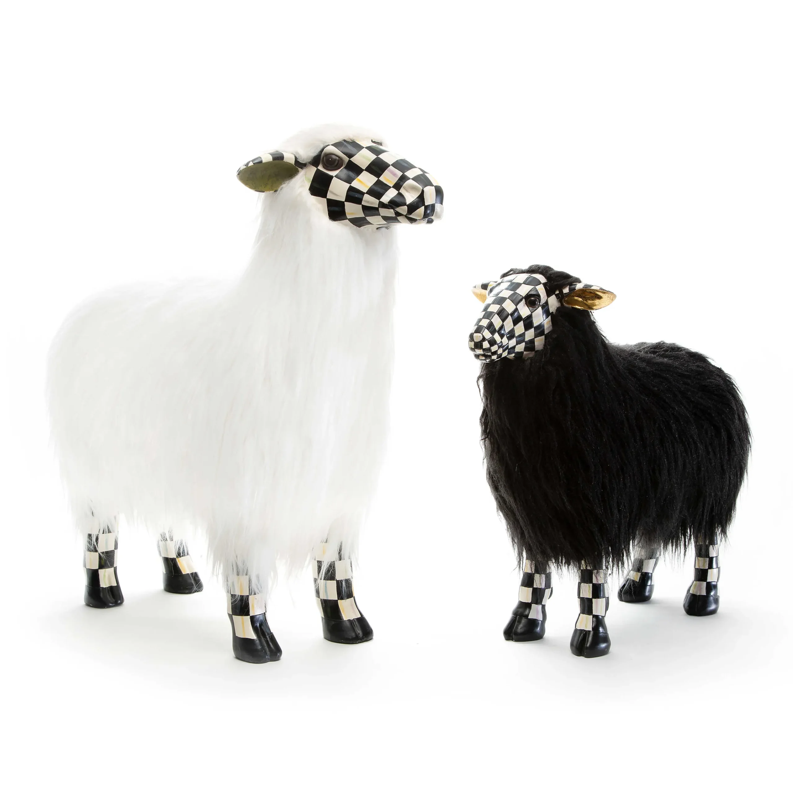Courtly Check Black Sheep - Small|MacKenzie-Childs New