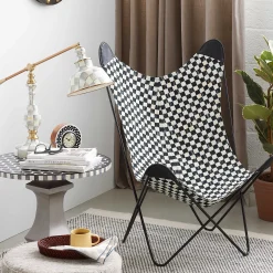 Courtly Check Butterfly Chair|MacKenzie-Childs Sale