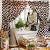 Courtly Check Cafe Curtains - Set Of 2|MacKenzie-Childs Clearance