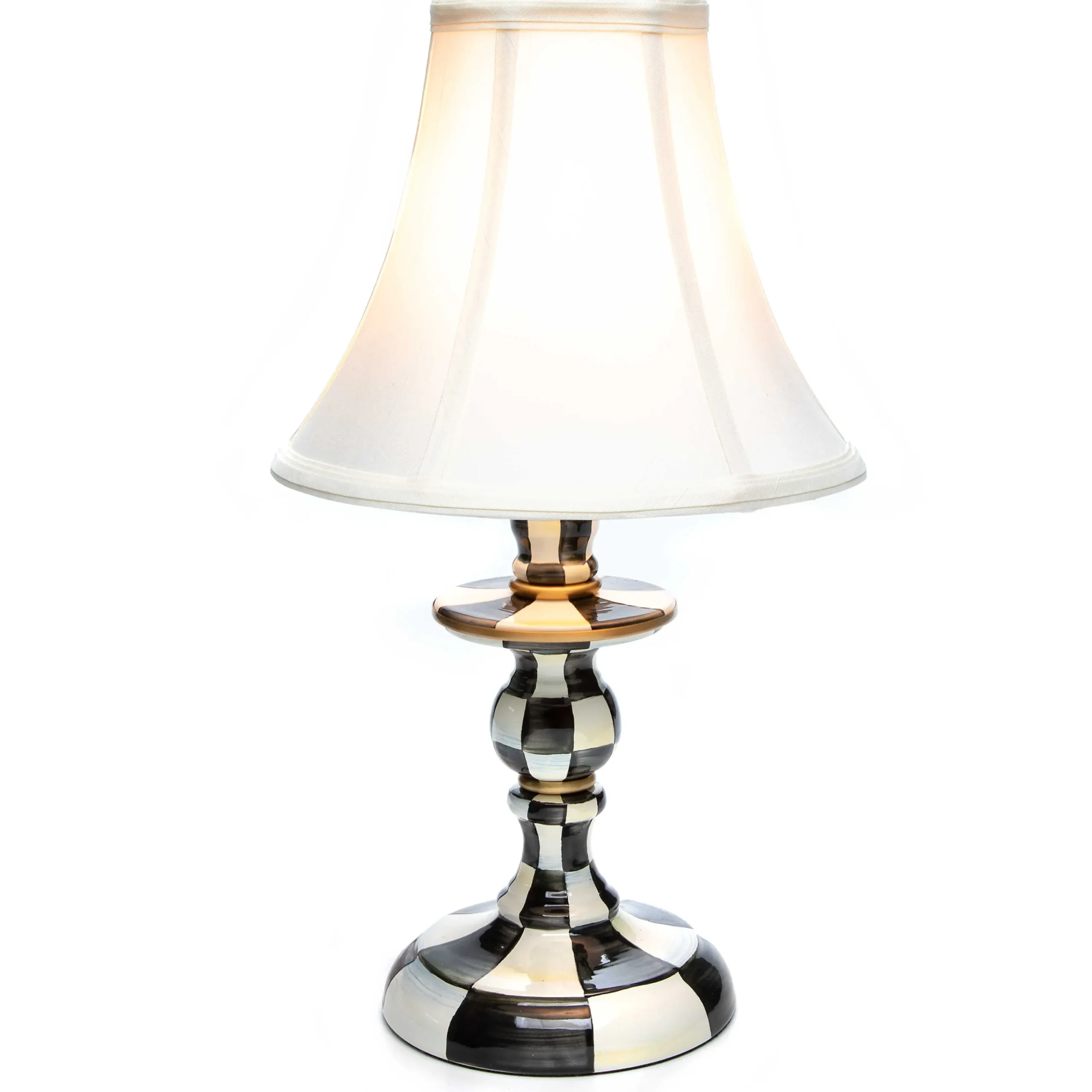 Courtly Check Candlestick Lamp|MacKenzie-Childs Hot