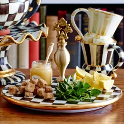 Courtly Check Cheese Course|MacKenzie-Childs Discount