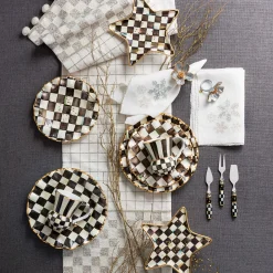 Courtly Check Cheese Knife Set|MacKenzie-Childs Sale