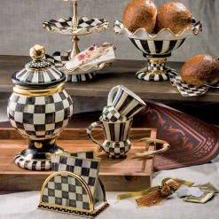 Courtly Check Compote|MacKenzie-Childs Sale