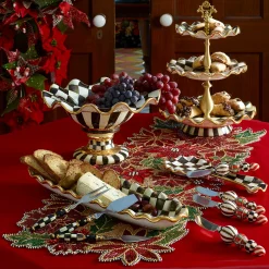 Courtly Check Compote|MacKenzie-Childs Sale