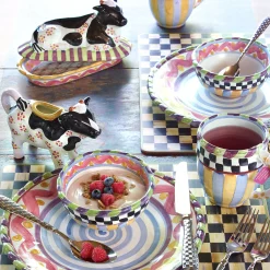 Courtly Check Cork Back Placemats - Set Of 4|MacKenzie-Childs