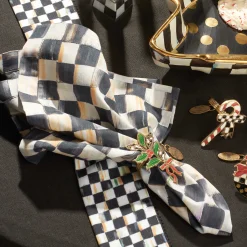 Courtly Check Cotton Napkin|MacKenzie-Childs Hot