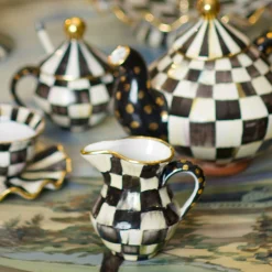 Courtly Check Creamer|MacKenzie-Childs Outlet