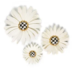Courtly Check Daisy Wall Decor - Small|MacKenzie-Childs New
