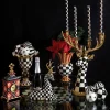 Courtly Check Deer Head Candelabra|MacKenzie-Childs Online