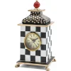Courtly Check Desk Clock|MacKenzie-Childs Discount