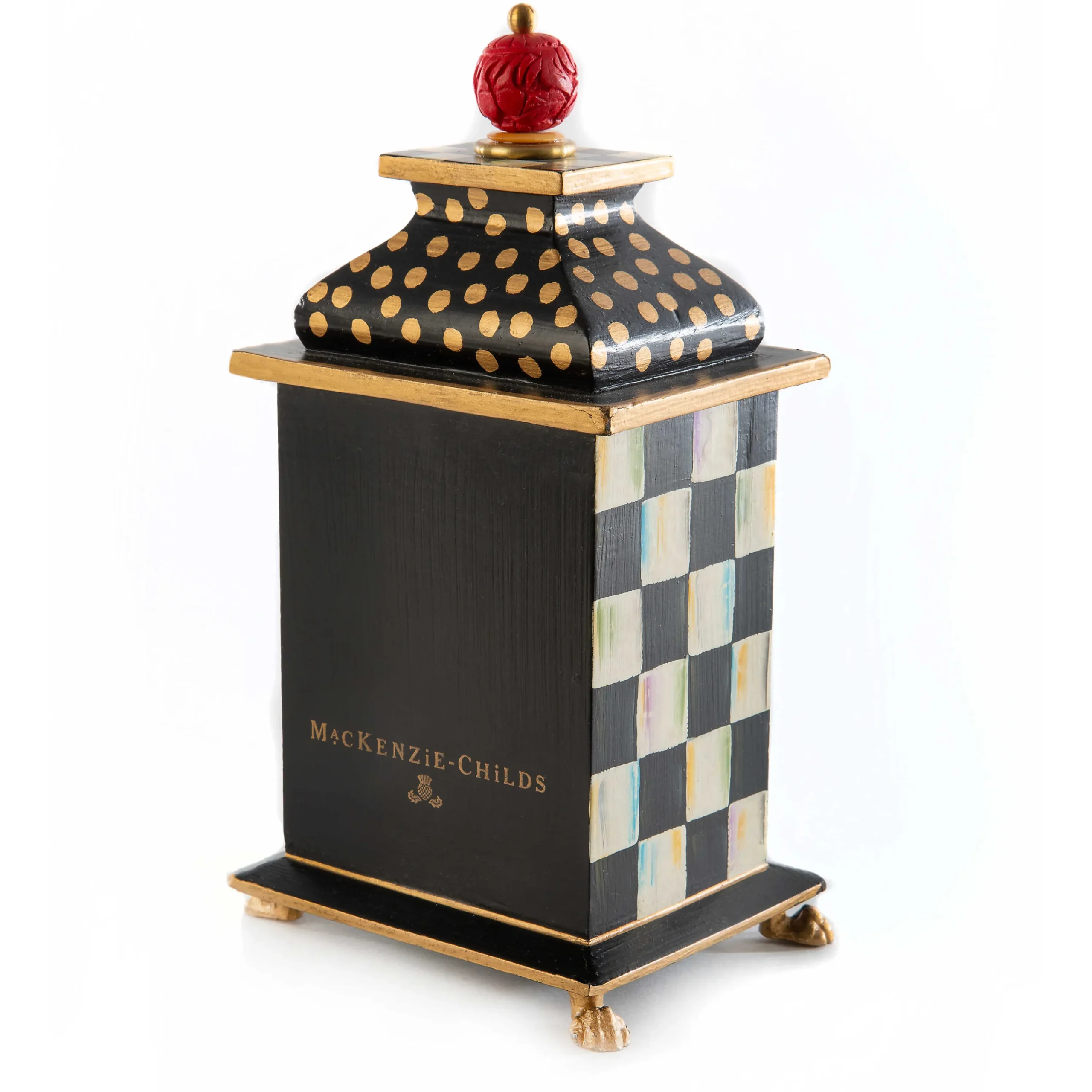 Courtly Check Desk Clock|MacKenzie-Childs Discount