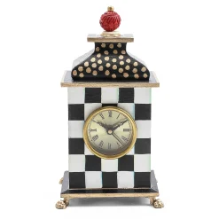 Courtly Check Desk Clock|MacKenzie-Childs Discount
