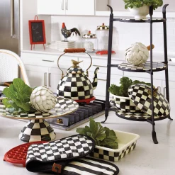Courtly Check Double Oven Mitt - Large|MacKenzie-Childs New