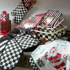 Courtly Check Double Oven Mitt - Large|MacKenzie-Childs New