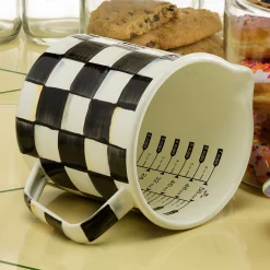 Courtly Check Enamel 7 Cup Measuring Cup|MacKenzie-Childs Sale