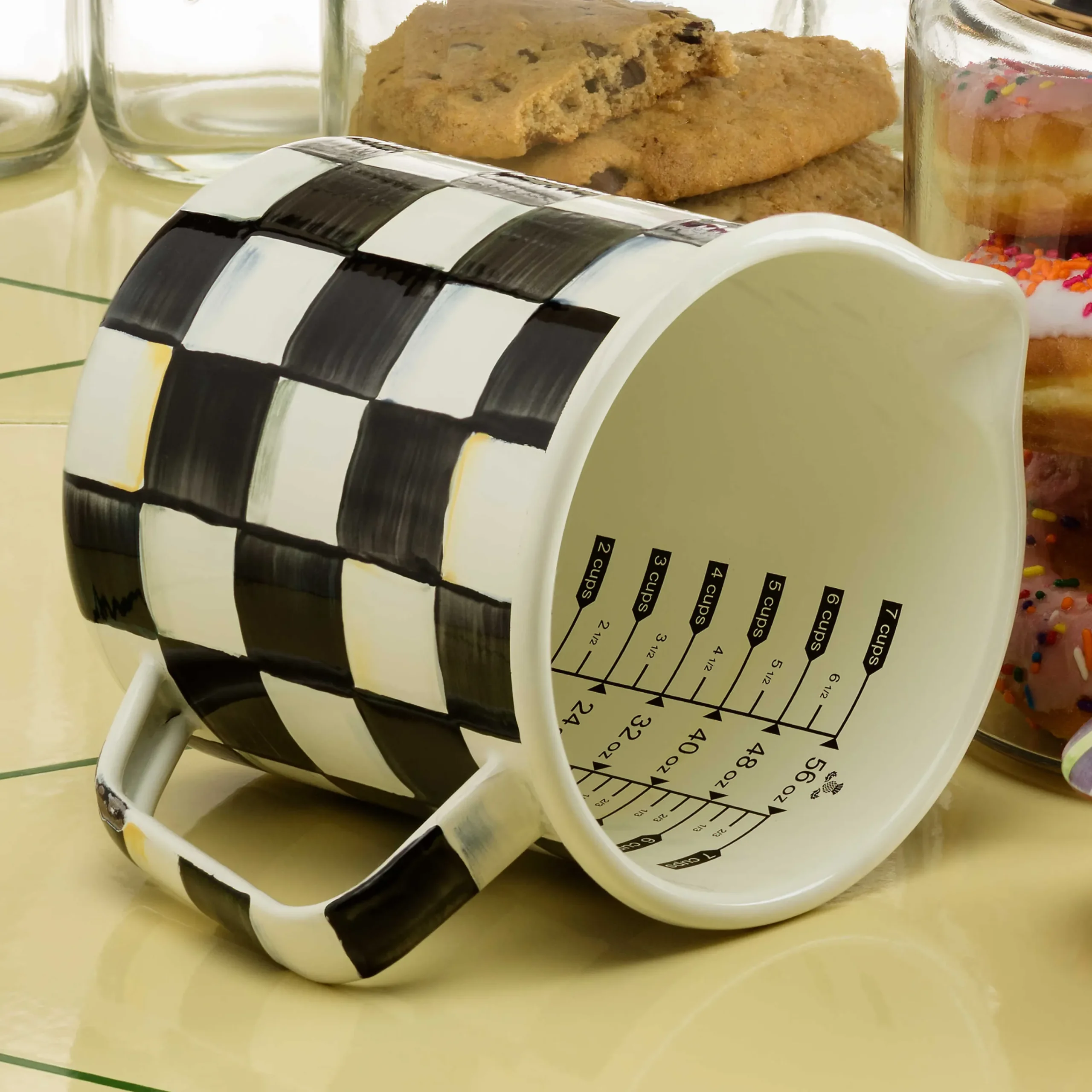 Courtly Check Enamel 7 Cup Measuring Cup|MacKenzie-Childs Sale