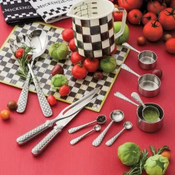 Courtly Check Enamel 7 Cup Measuring Cup|MacKenzie-Childs Sale