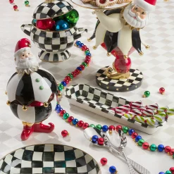 Courtly Check Enamel Abundant Bowl|MacKenzie-Childs Online