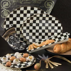 Courtly Check Enamel Baguette Dish|MacKenzie-Childs Best