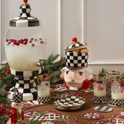 Courtly Check Enamel Beverage Hostess|MacKenzie-Childs Discount