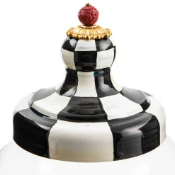 Courtly Check Enamel Beverage Hostess|MacKenzie-Childs Discount
