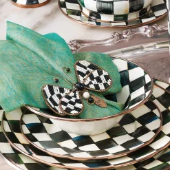 Courtly Check Enamel Breakfast Bowl|MacKenzie-Childs Discount
