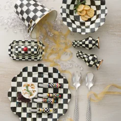 Courtly Check Enamel Butter Box|MacKenzie-Childs