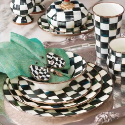 Courtly Check Enamel Charger/Plate|MacKenzie-Childs Best