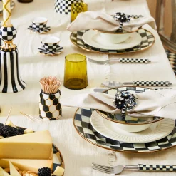 Courtly Check Enamel Charger/Plate|MacKenzie-Childs Best