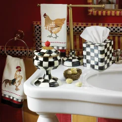 Courtly Check Enamel Curiosity Pot|MacKenzie-Childs Best