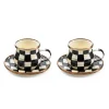 Courtly Check Enamel Espresso Cup & Saucer Set|MacKenzie-Childs Discount