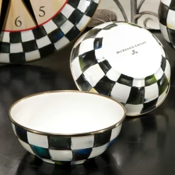Courtly Check Enamel Everyday Bowl|MacKenzie-Childs Discount