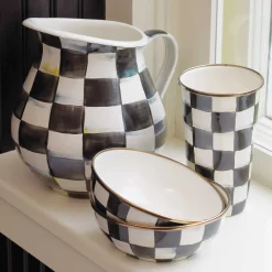 Courtly Check Enamel Everyday Bowl|MacKenzie-Childs Discount