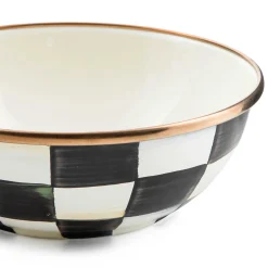 Courtly Check Enamel Everyday Bowl|MacKenzie-Childs Discount