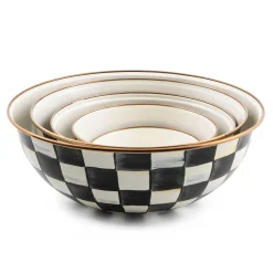 Courtly Check Enamel Everyday Bowl|MacKenzie-Childs Discount