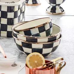 Courtly Check Enamel Everyday Bowl - Small|MacKenzie-Childs New