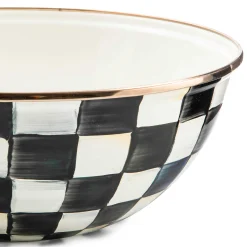 Courtly Check Enamel Everyday Bowl - Medium|MacKenzie-Childs Sale
