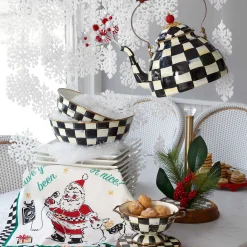 Courtly Check Enamel Everyday Bowl - Medium|MacKenzie-Childs Sale