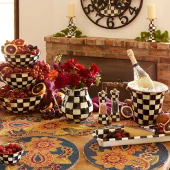 Courtly Check Enamel Everyday Bowl - Extra Large|MacKenzie-Childs Online