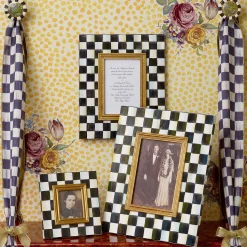 Courtly Check Enamel Frame - 2.5" X 3"|MacKenzie-Childs Outlet