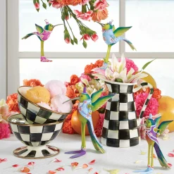 Courtly Check Enamel Ice Cream Dish|MacKenzie-Childs Clearance