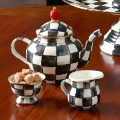 Courtly Check Enamel Little Creamer|MacKenzie-Childs Online