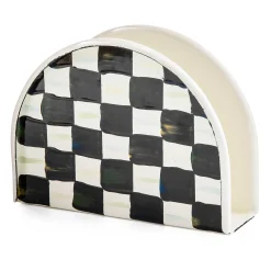 Courtly Check Enamel Napkin Holder|MacKenzie-Childs Discount