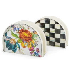 Courtly Check Enamel Napkin Holder|MacKenzie-Childs Discount